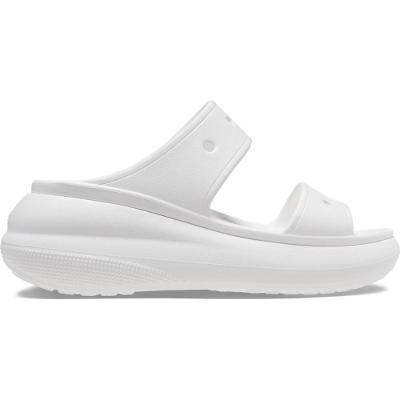 Sandália crocs classic crush platform sandal white