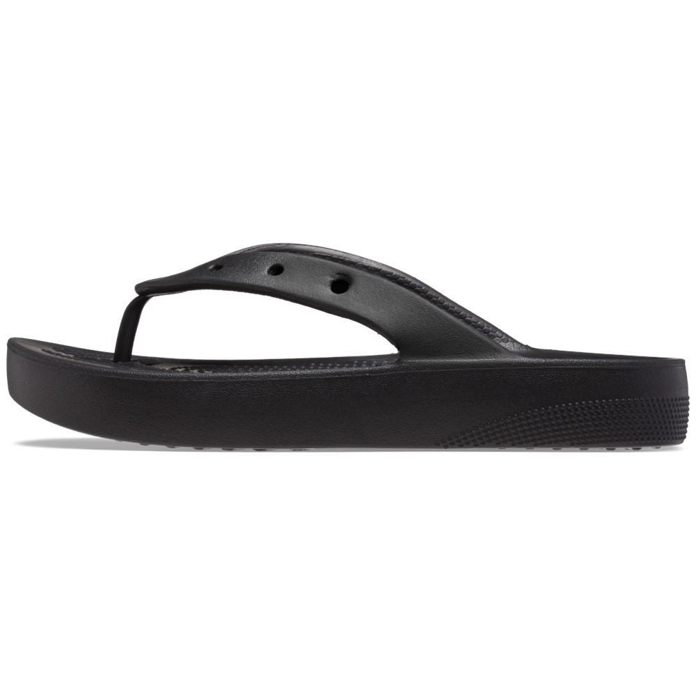 Chinelo crocs classic plataform flip black - 3