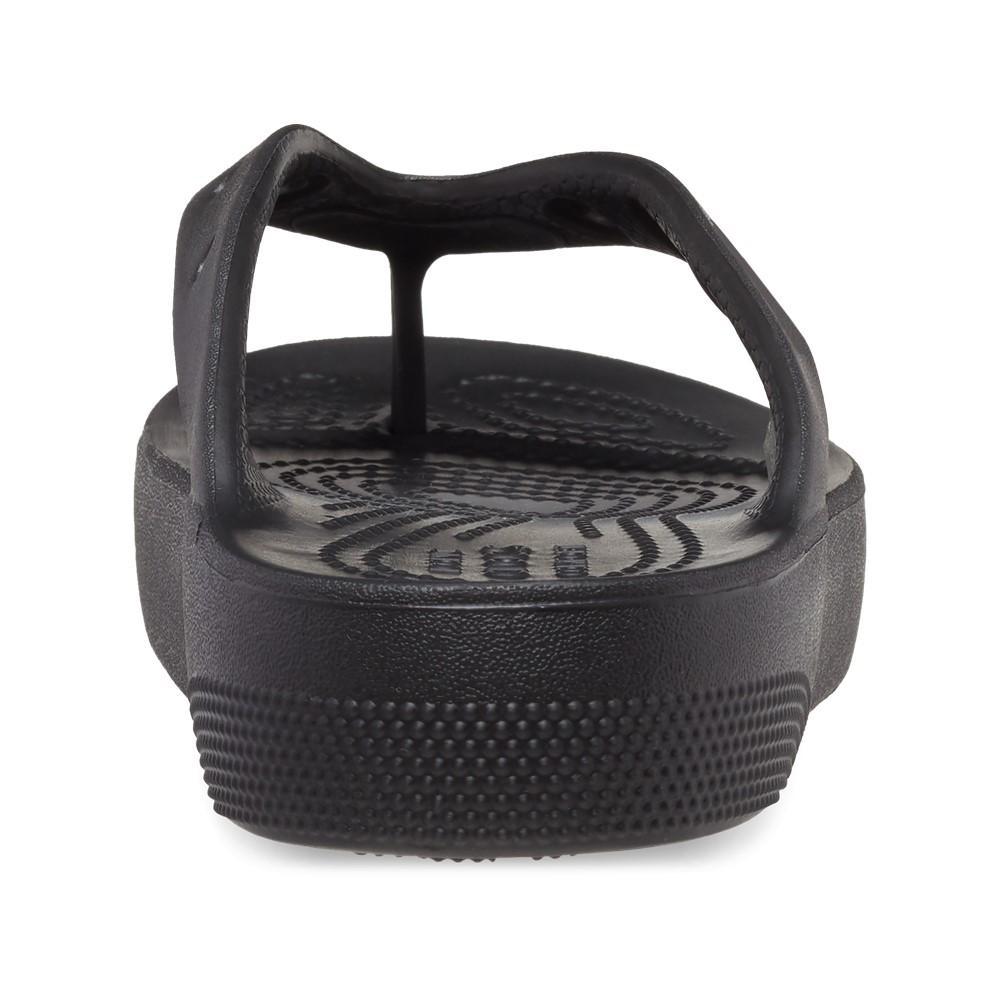 Chinelo crocs classic plataform flip black - 6