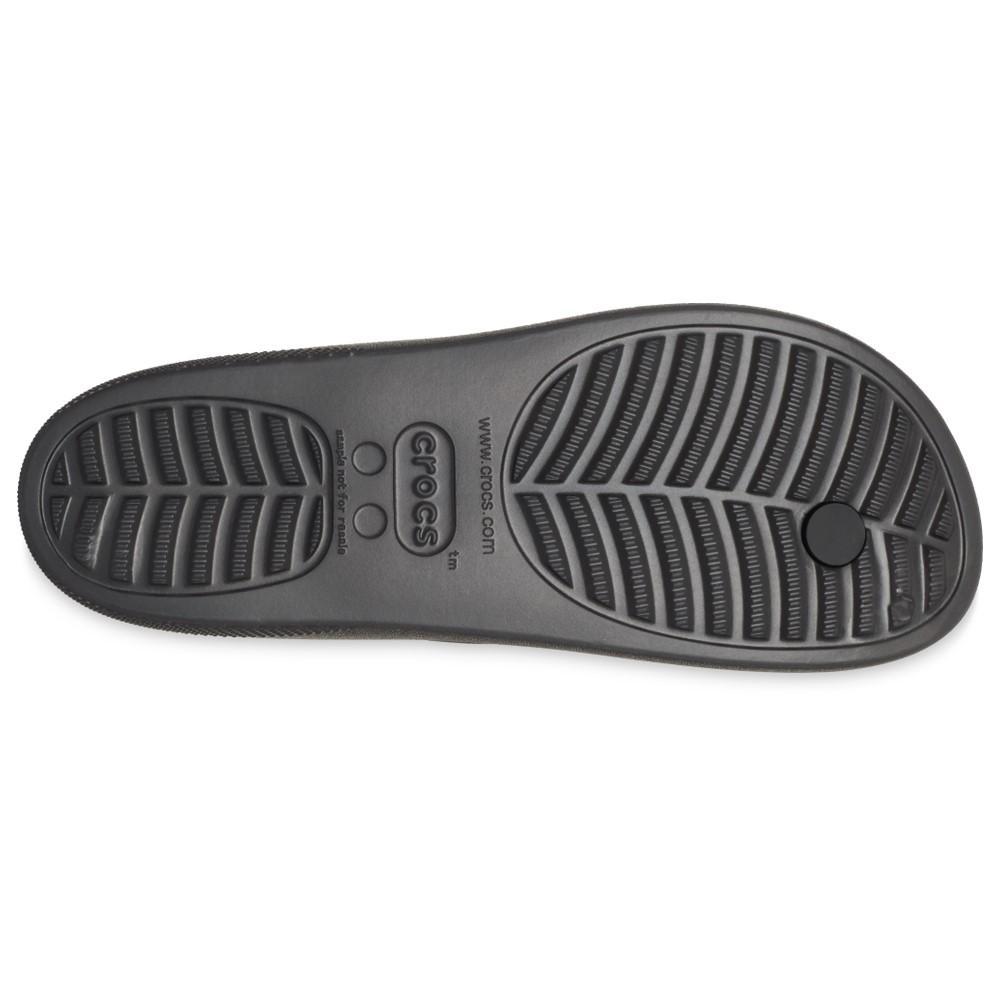 Chinelo crocs classic plataform flip black - 7