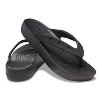 Chinelo crocs classic plataform flip black - 6