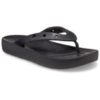 Chinelo crocs classic plataform flip black - 2