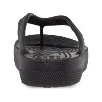 Chinelo crocs classic plataform flip black