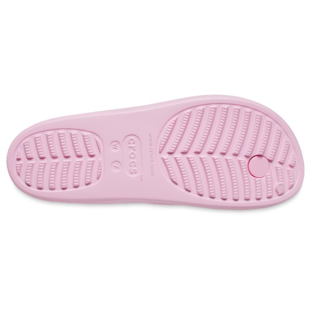 Chinelo crocs classic plataform flip flamingo - 1