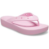 Chinelo crocs classic plataform flip flamingo - 5
