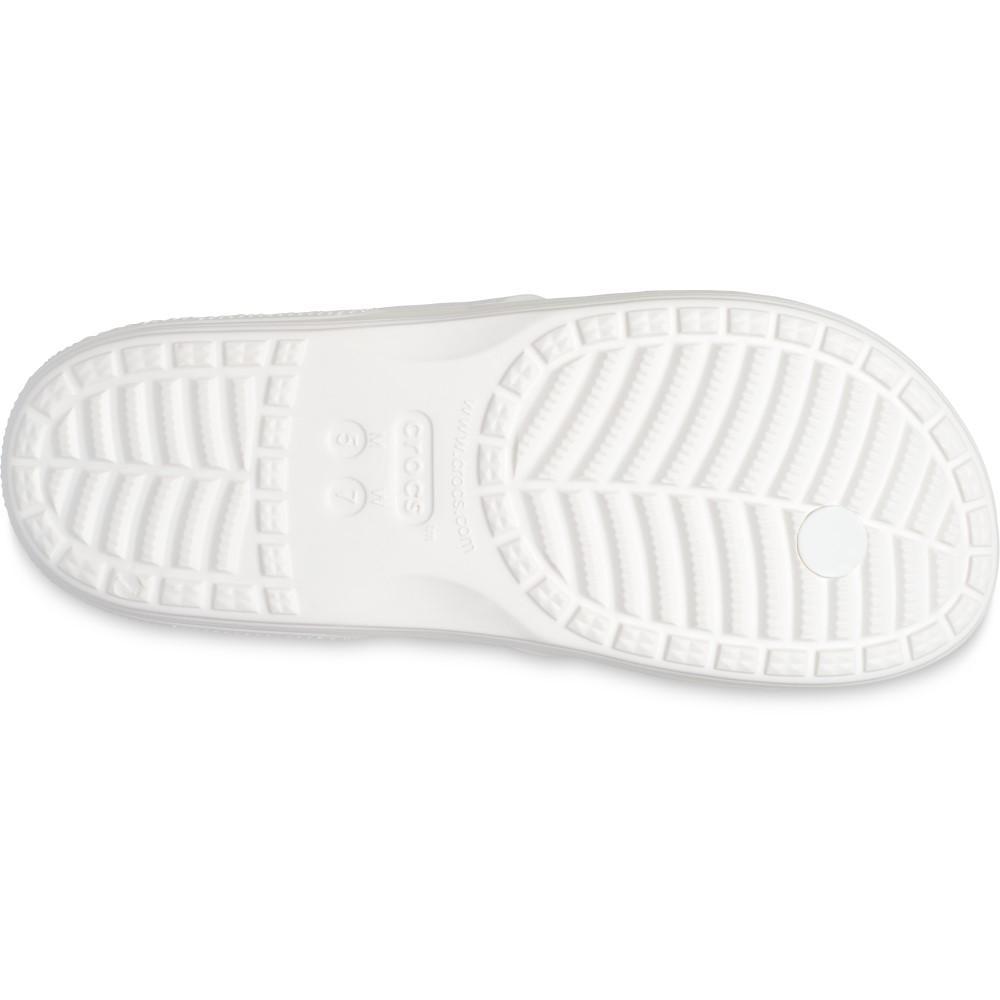 Chinelo crocs classic spary dye flip white/multi - 7
