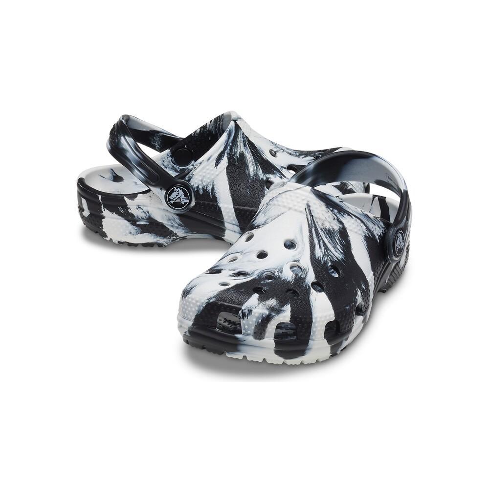 Classic marbled clog t black/white - 4