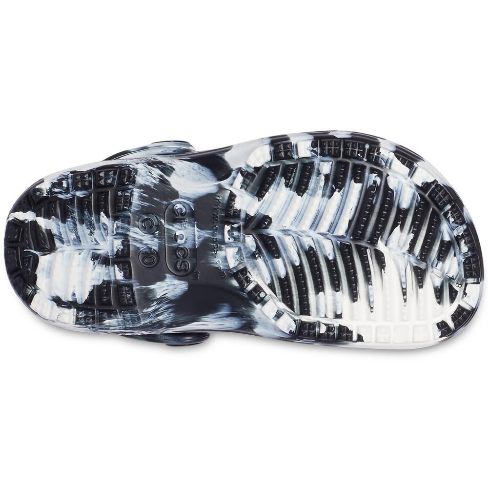 Classic marbled clog t black/white - 7