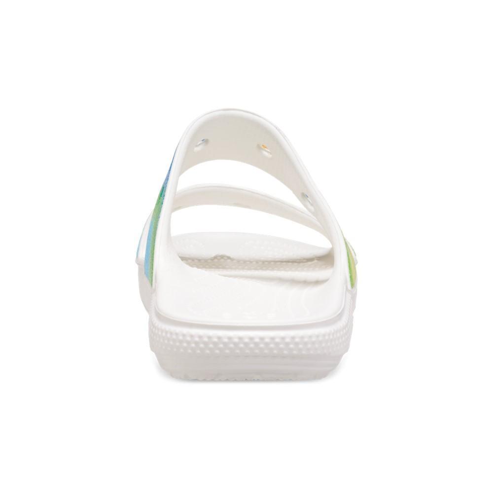 Classic crocs spray dye sandal white/multi - 6