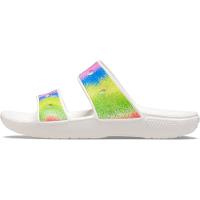 Classic crocs spray dye sandal white/multi - 2
