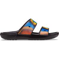 Classic crocs spray dye sandal black/multi - 1