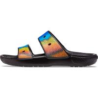 Classic crocs spray dye sandal black/multi - 2