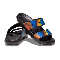 Classic crocs spray dye sandal black/multi - 3