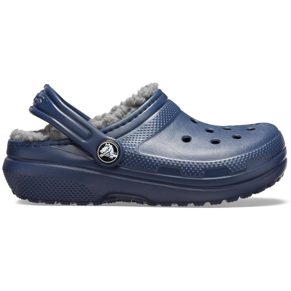 Crocs classic lined c k  navy/charcoal - 3