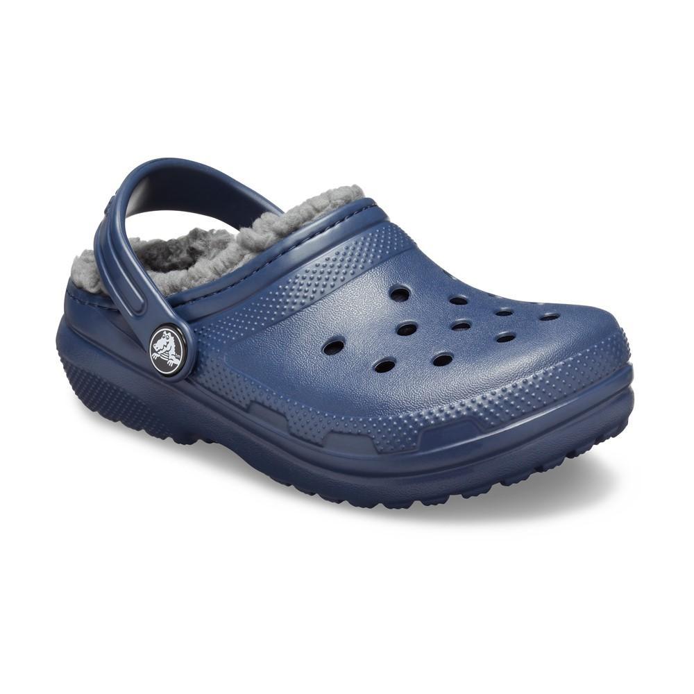 Crocs classic lined c k  navy/charcoal - 4