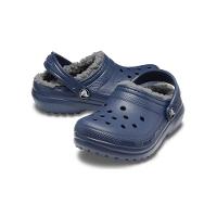 Crocs classic lined c k  navy/charcoal - 2