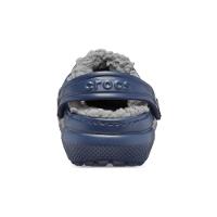 Crocs classic lined c k  navy/charcoal - 6