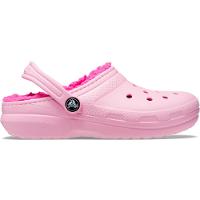 Sandália crocs classic lined clog infantil flamingo - 1