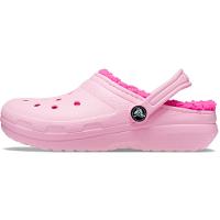 Sandália crocs classic lined clog infantil flamingo - 2
