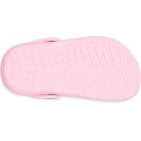 Sandália crocs classic lined clog infantil flamingo - 6