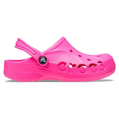 Sandália crocs baya clog kids  electric pink