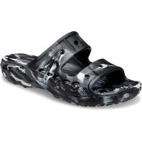Sandália crocs baya marbled sandal  black/multi - 5