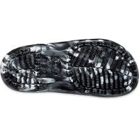 Sandália crocs baya marbled sandal  black/multi - 6