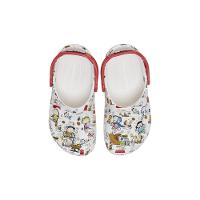 Sandália crocs classic peanuts clog t white/multi - 2