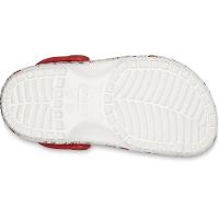 Sandália crocs classic peanuts clog t white/multi - 7