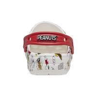Sandália crocs classic peanuts clog t white/multi - 8