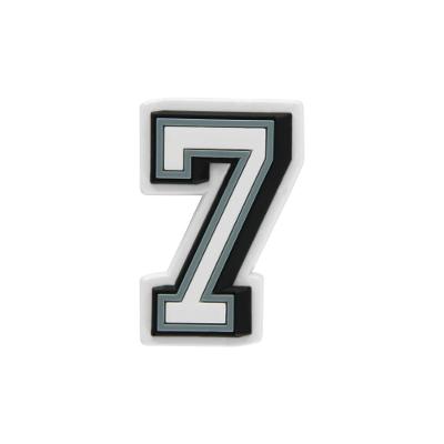 Jibbitz charm numero 7 unico