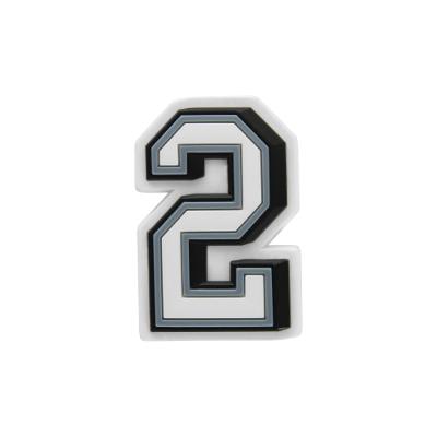 Jibbitz charm numero 2 unico