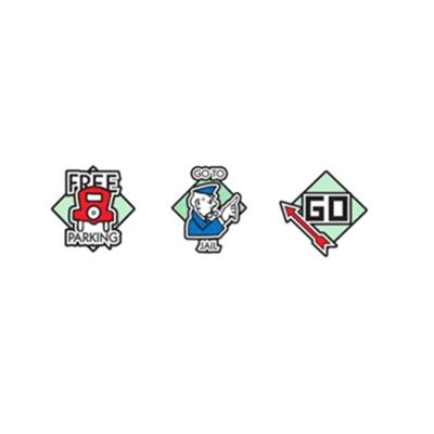 Jibbitz™ monopoly pack com 3 unidades unico unico