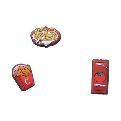 Jibbitz™ frituras pack com 3 unidades unico unico