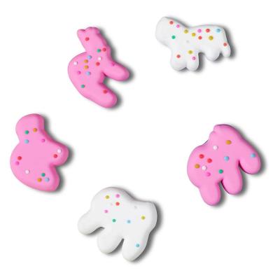 Jibbitz™ cookies formato de animais pack com 5 unidades unico