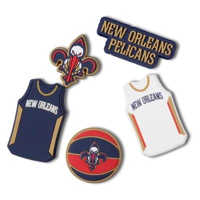 Jibbitz™ nba new orleans pelicans pack 5  unico