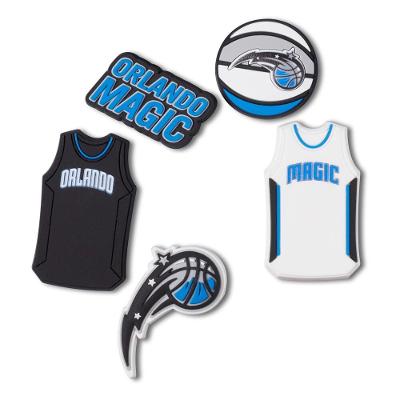 Jibbitz™ nba orlando magic pack com 5 unidades unico