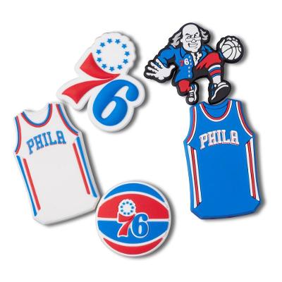 Jibbitz™ nba philadelphia 76ers pack 5 unico