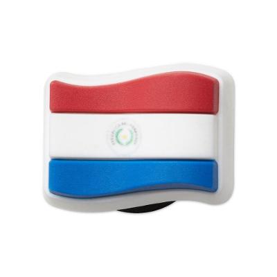 Jibbitz™ bandeira paraguai unico