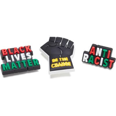 Jibbitz™ blm pack com 3 unidades unico unico