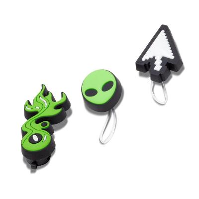 Jibbitz™ para prender verde pack com 3 unidades unico