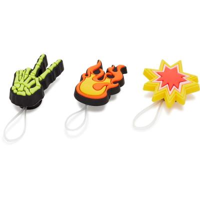 Jibbitz™ para tira da sandália esqueleto pack com 3 unidades unico unico