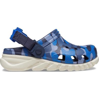 Sandália crocs duet max ii camo redux clog t navy/stucco