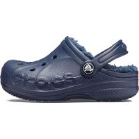 Sandália crocs baya lined clog t navy/navy