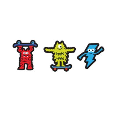 Jibbitz™ crocs monstros - 3 pack unico