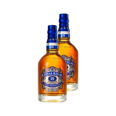 Whisky Chivas Regal Escocês 18 Anos 750ml 2 Unidades