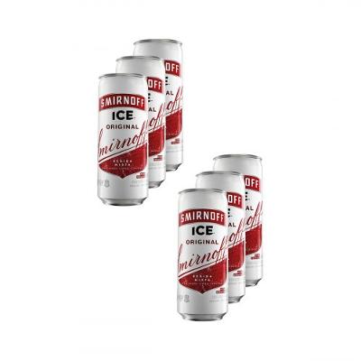 Vodka Ice Premium 269ml 6 Unidades Smirnoff