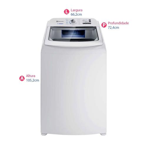 Lavadora de Roupas LED17 17kg Com Cesto Inox Electrolux