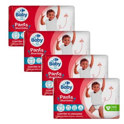 Fralda Pants Carrefour My Baby XG 60 Unidades Fralda Calça Carrefour My Baby XG 60 Unidades