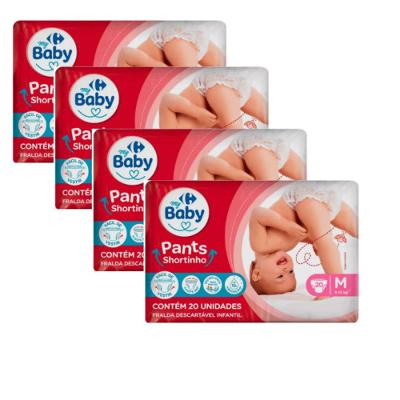 Fralda Pants Carrefour My Baby M 80 Unidades Fralda Calça Carrefour My Baby M 80 Unidades